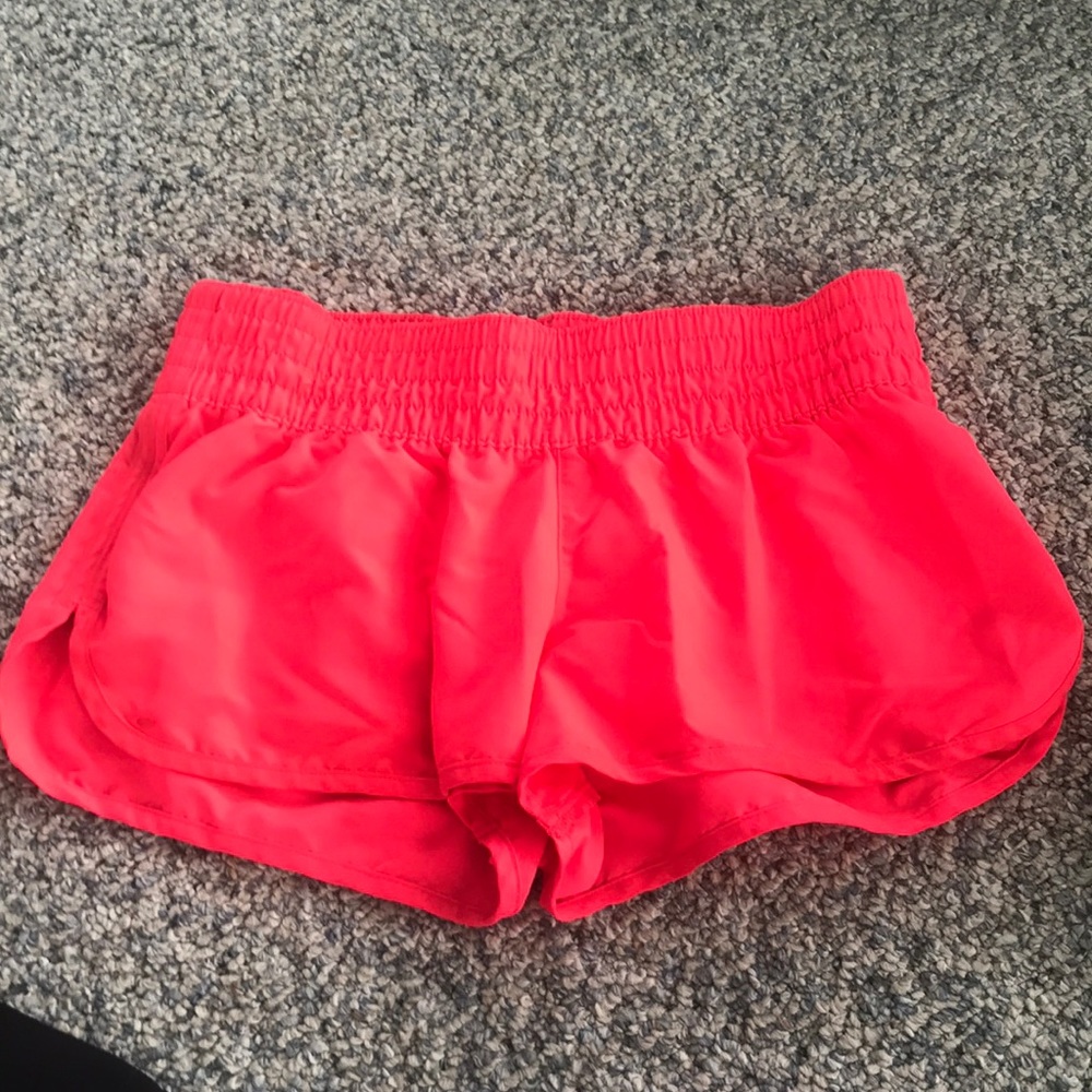 Pink swim shorts